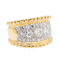 Bague 57 Bague Or jaune, Or blanc Diamant 58 Facettes 3148554CN
