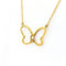 Collier Collier papillon en or jaune 18 carats et diamant 58 Facettes 31487