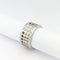 Bague 59 Gucci - Bague Scroll large en or blanc et diamants 58 Facettes 31501