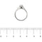Bague 52 Bague solitaire - Diamant taille brillant en or blanc 18 carats 58 Facettes 31624