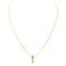 Collier Collier en or jaune 18 carats avec diamant taille brillant 0,16 ct 58 Facettes 3164017CN