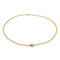 Collier Collier Or jaune, Or blanc Emeraude, Diamant 58 Facettes 3182200CN