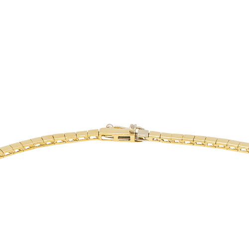 Collier Collier Or jaune, Or blanc Emeraude, Diamant 58 Facettes 3182200CN