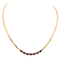 Collier Collier Or jaune, Or blanc Rubis, Diamant 58 Facettes 3182204CN