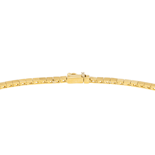 Collier Collier en or jaune et or blanc 18 carats rubis et diamants 58 Facettes 3182204CN
