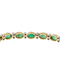 Bracelet Bracelet Or jaune, Or blanc Emeraude, Diamant 58 Facettes 3182205CN