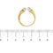 Bague Bague à perles en or jaune 18 ct 58 Facettes 31844
