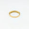 Bague 53 Demi-alliance en or jaune 18 carats et diamants 58 Facettes 31881