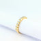 Bague 53 Demi-alliance en or jaune 18 carats et diamants 58 Facettes 31881