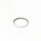 Bague 53 Demi-alliance - Bague en or blanc 18 carats et diamants 58 Facettes 31889