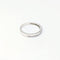 Bague 53 Demi-alliance - Bague en or blanc 18 carats et diamants 58 Facettes 31889