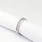Bague 53 Demi-alliance - Bague en or blanc 18 carats et diamants 58 Facettes 31889