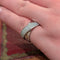 Bague 52 Bague en or blanc 18 carats et diamants 58 Facettes 31893
