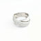 Bague 52 Bague en or blanc 18 carats et diamants 58 Facettes 31893