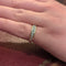 Bague 53 Demi-alliance en or jaune 18 carats et diamants 58 Facettes 32182