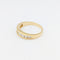 Bague 53 Demi-alliance en or jaune 18 carats et diamants 58 Facettes 32182