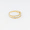 Bague 53 Demi-alliance en or jaune 18 carats et diamants 58 Facettes 32182