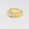 Bague 57 Bague en or jaune 18 carats et diamants 58 Facettes 32184