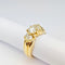 Bague 57 Bague en or jaune 18 carats et diamants 58 Facettes 32184