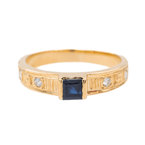Bague 51 Bague Or rose Saphir, Diamant 58 Facettes 3218748CN