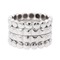 Bague 53 Mauboussin Bague Route de Tennesse Or blanc 58 Facettes 3218889CN