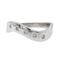 Bague 63 Alliance - Bague en or blanc 18 carats et diamants 58 Facettes 3221910CN