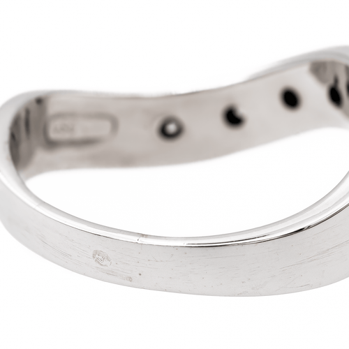 Bague 63 Bague  Alliance Or blanc Diamant 58 Facettes 3221910CN