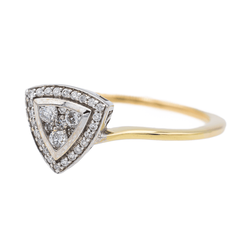 Bague 62 Bague Or jaune, Or blanc Diamant 58 Facettes 3221914CN