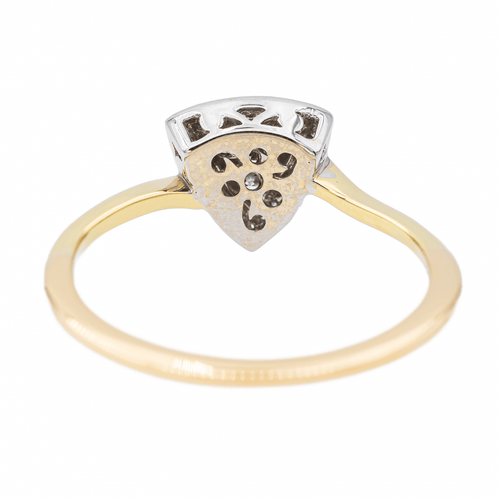 Bague 62 Bague Or jaune, Or blanc Diamant 58 Facettes 3221914CN