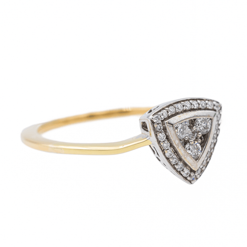 Bague 62 Bague Or jaune, Or blanc Diamant 58 Facettes 3221914CN