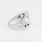 Bague 63.5 Flavparis x Le Diamantaire Chic and Bling - Bague chevalière en or blanc 18 carats 58 Facettes 32227