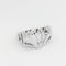 Bague 63.5 Flavparis x Le Diamantaire Chic and Bling - Bague chevalière en or blanc 18 carats 58 Facettes 32227