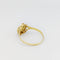 Bague 56 Bague fleur en or jaune 18 carats et perle de culture 58 Facettes 32233