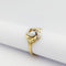 Bague 56 Bague fleur en or jaune 18 carats et perle de culture 58 Facettes 32233
