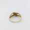 Bague 53 Bague croisée en or jaune 18 carats avec rubis et diamants 58 Facettes 32235