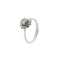 Bague 61 Bague fleur en or blanc 18 carats et diamants 0,95 ct 58 Facettes 32265