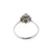 Bague 61 Bague fleur en or blanc 18 carats et diamants 0,95 ct 58 Facettes 32265