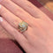 Bague 54 Tourbillon - Bague en or jaune et or blanc 18 carats et diamants 58 Facettes 32272