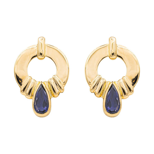 Boucles d'oreilles Boucles d'oreilles Or jaune Cordiérite 58 Facettes 3227863CN