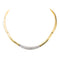 Collier Collier en or jaune et blanc 18 carats serti de diamants 58 Facettes 3230358CN