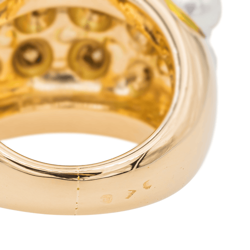 Bague 50 Bague Cocktail Or jaune Perle, Diamant 58 Facettes 3230366CN