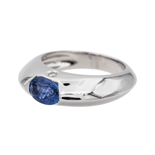 Bague 51 Piaget  Bague  Or blanc Saphir, Diamant 58 Facettes 3230367CN
