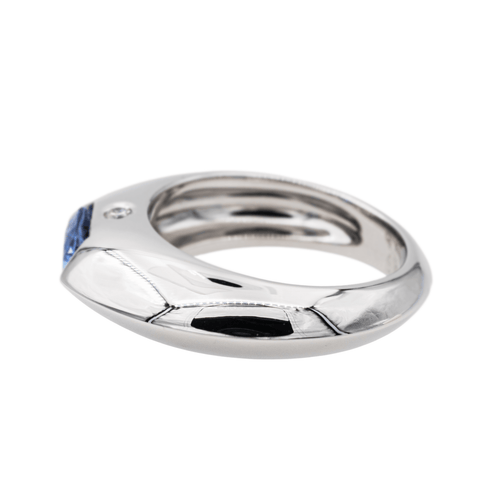 Bague 51 Piaget  Bague  Or blanc Saphir, Diamant 58 Facettes 3230367CN