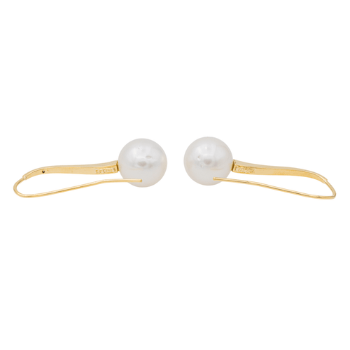 Boucles d'oreilles Boucles d'oreilles Or jaune Perle, Diamant 58 Facettes 3230368CN