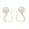 Boucles d'oreilles Boucles d'oreilles Or jaune Perle, Diamant 58 Facettes 3230368CN