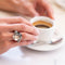 Bague 51 Pomellato Tango - Bague cocktail en or rose, quartz fumé et diamants 58 Facettes 3230375CN