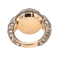 Bague 51 Pomellato Bague Cocktail Tango Or rose Quartz, Diamant 58 Facettes 3230375CN