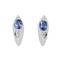 Boucles d'oreilles Piaget - Boucles d’oreilles en or blanc avec saphirs et diamants 58 Facettes 3230379CN