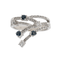 Bague 55 Bague Or blanc Diamant, Saphir 58 Facettes 3230381CN