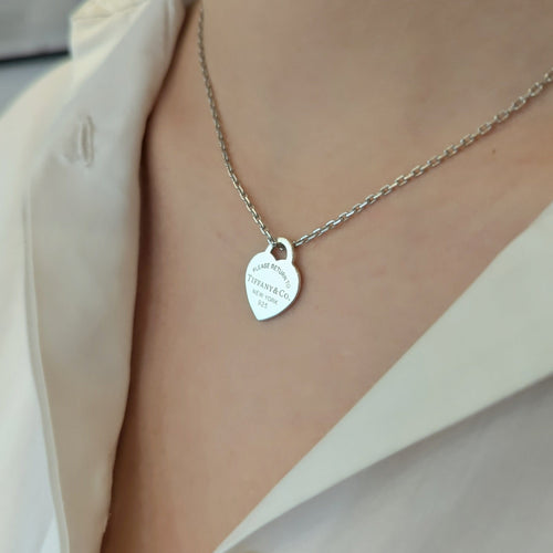Pendentif Tiffany & Co Return to Tiffany - Pendentif cœur en argent 925 58 Facettes 32312